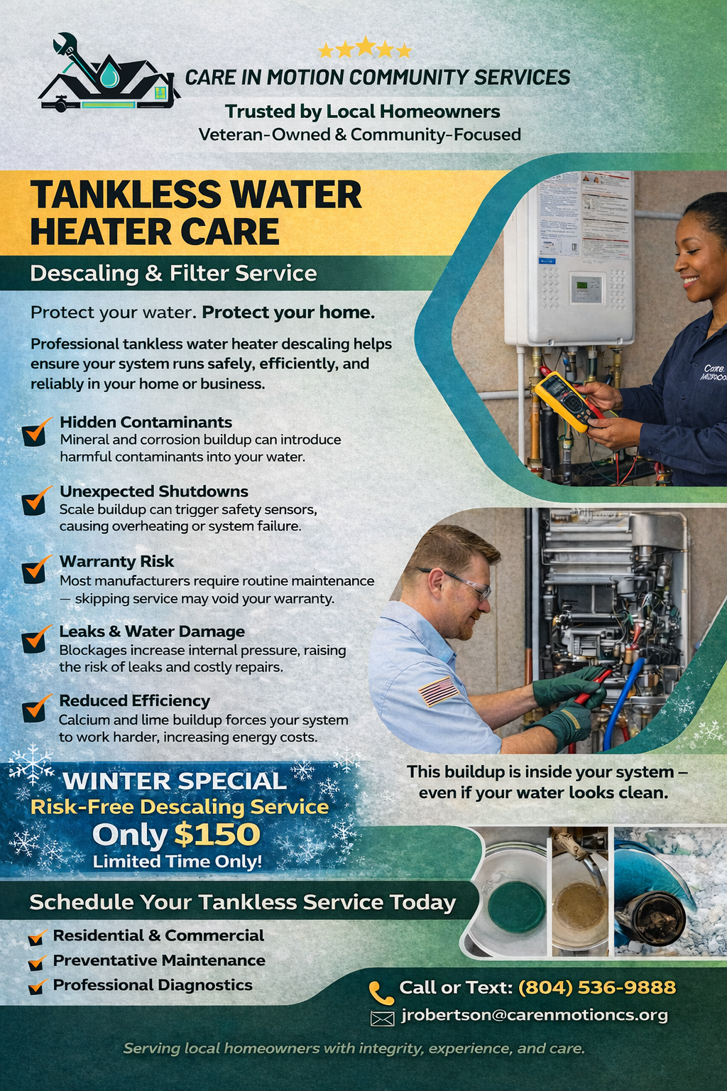 Tankless Water Heater Flyer